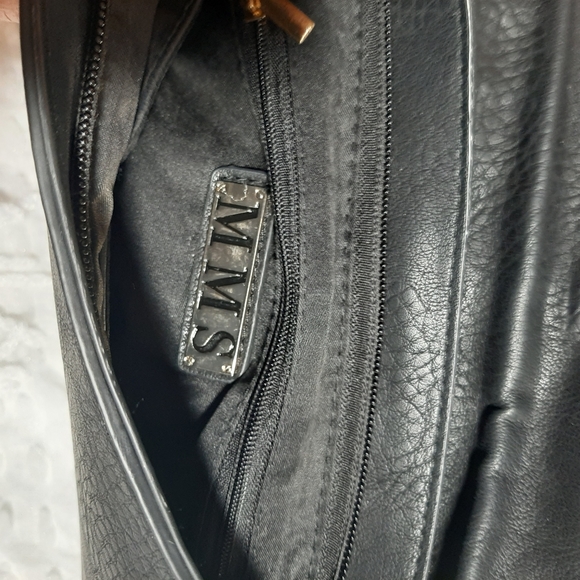 MMS Purse Handbag Black Shoulder Bag - Picture 2 of 4